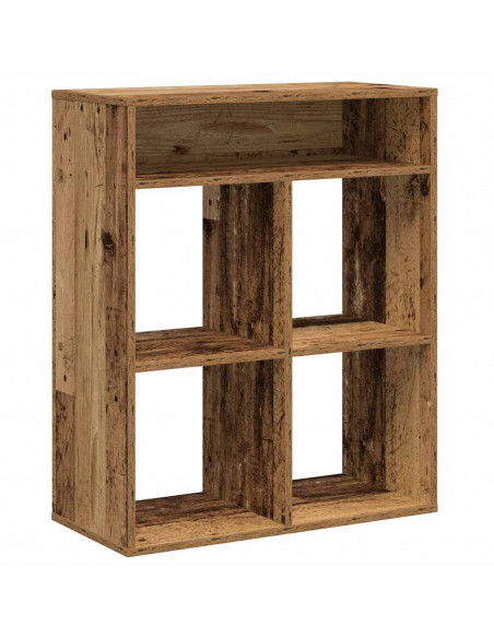 Libreria Legno Antico 66x31x80 cm in Legno Multistrato