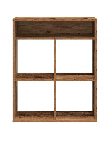 Libreria Legno Antico 66x31x80 cm in Legno Multistrato