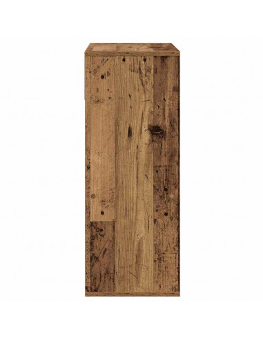 Libreria Legno Antico 66x31x80 cm in Legno Multistrato