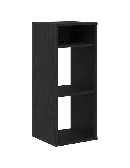Libreria Nera 34x31x80 cm in Legno Multistrato