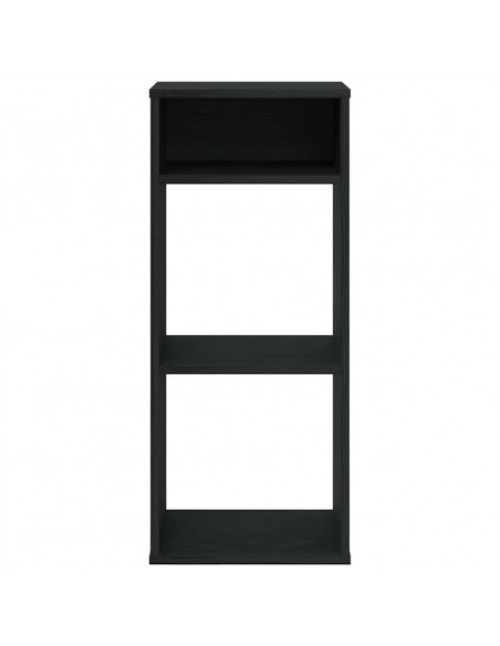 Libreria Nera 34x31x80 cm in Legno Multistrato