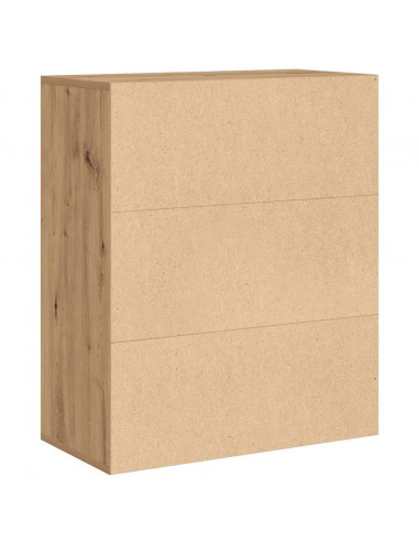 Libreria Rovere Artigianale 60x30x71,5 cm Legno Multistrato