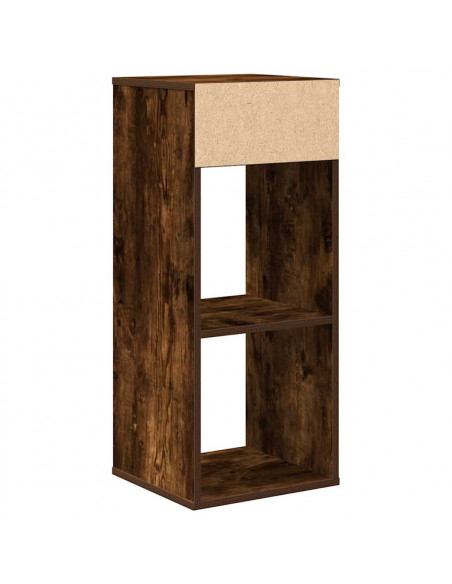 Libreria Rovere Fumo 34x31x80 cm in Legno Multistrato