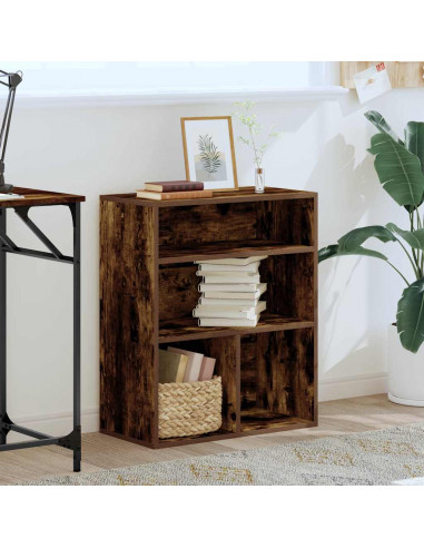 Libreria Rovere Fumo 60x30x71,5 cm in Legno Multistrato