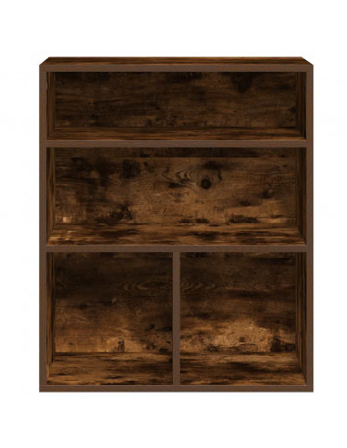 Libreria Rovere Fumo 60x30x71,5 cm in Legno Multistrato
