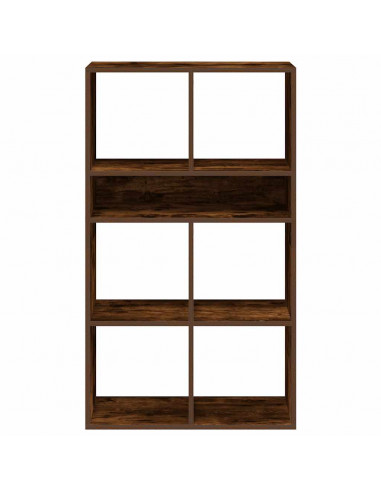 Libreria Rovere Fumo 66x31x112 cm in Legno Multistrato