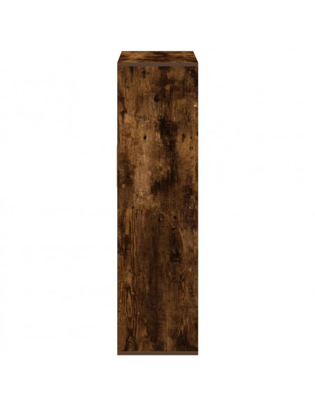 Libreria Rovere Fumo 66x31x112 cm in Legno Multistrato