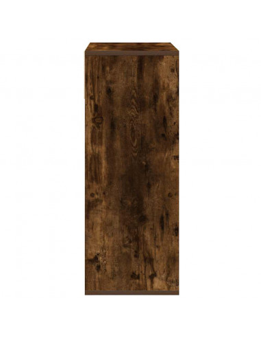 Libreria Rovere Fumo 66x31x80 cm in Legno Multistrato