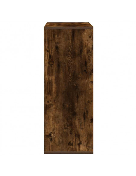 Libreria Rovere Fumo 66x31x80 cm in Legno Multistrato