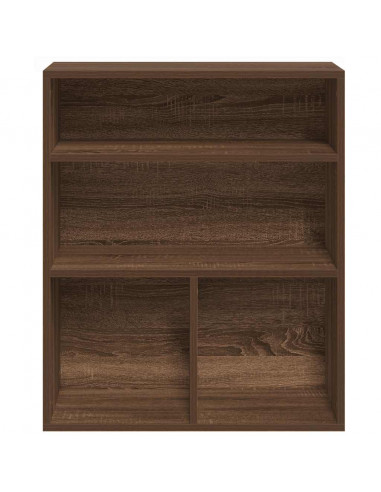 Libreria Rovere Marrone 60x30x71,5 cm in Legno Multistrato