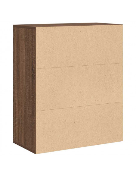Libreria Rovere Marrone 60x30x71,5 cm in Legno Multistrato