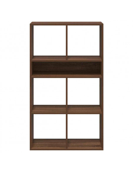 Libreria Rovere Marrone 66x31x112 cm in Legno Multistrato