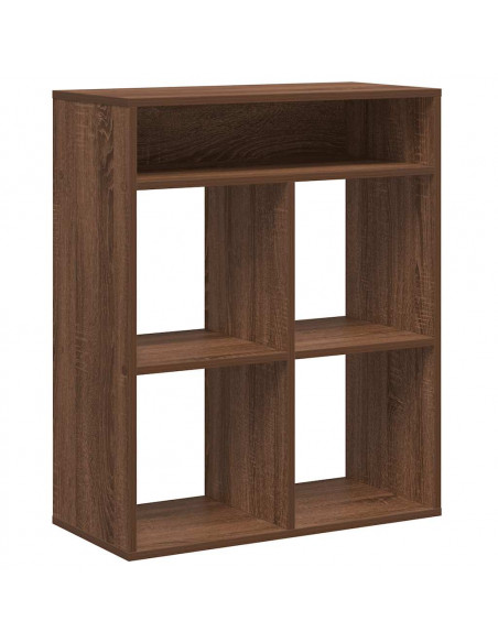 Libreria Rovere Marrone 66x31x80 cm in Legno Multistrato