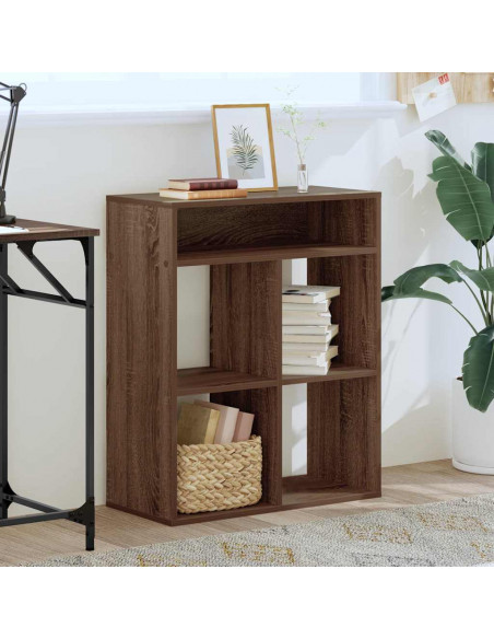 Libreria Rovere Marrone 66x31x80 cm in Legno Multistrato