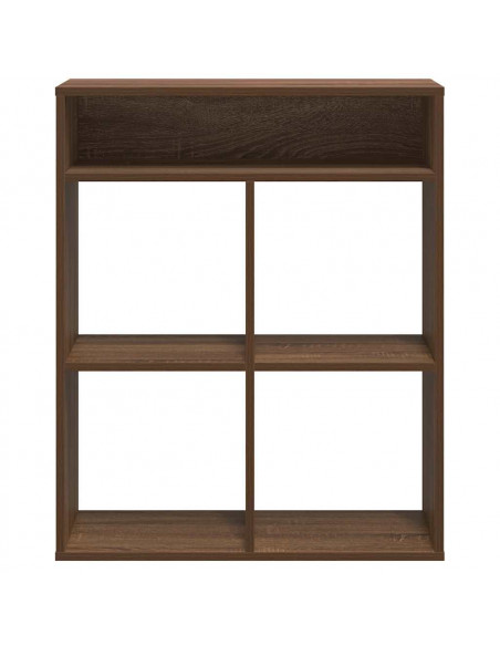 Libreria Rovere Marrone 66x31x80 cm in Legno Multistrato