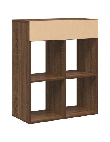 Libreria Rovere Marrone 66x31x80 cm in Legno Multistrato