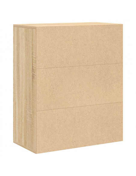 Libreria Rovere Sonoma 60x30x71,5 cm in Legno Multistrato