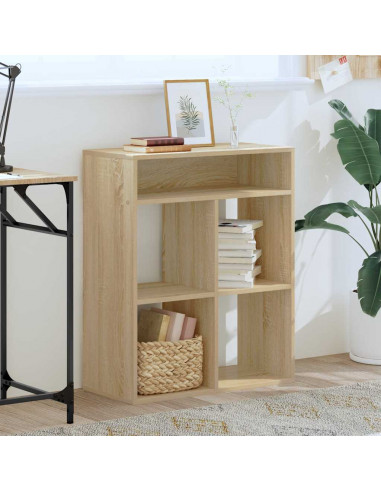Libreria Rovere Sonoma 66x31x80 cm in Legno Multistrato
