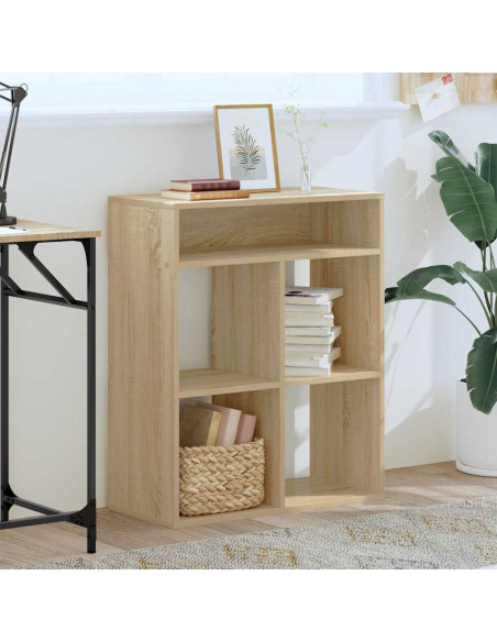 Libreria Rovere Sonoma 66x31x80 cm in Legno Multistrato