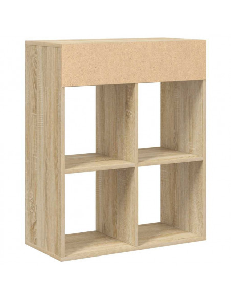 Libreria Rovere Sonoma 66x31x80 cm in Legno Multistrato