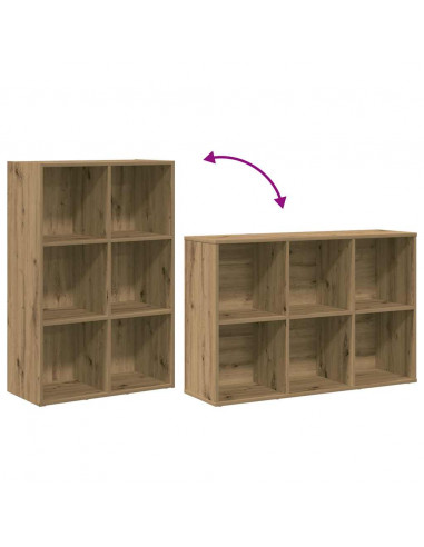 Libreria/Credenza Rovere Artigianale 66x30x98 cm in Truciolato