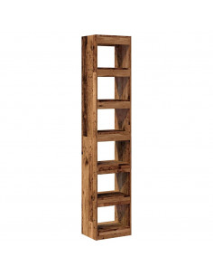 Libreria/Divisorio Legno Antico 40x30x198 cm