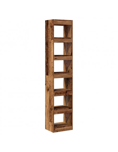 Libreria/Divisorio Legno Antico 40x30x198 cm