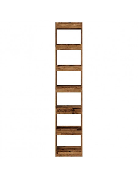 Libreria/Divisorio Legno Antico 40x30x198 cm