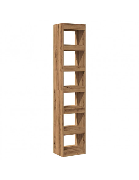Libreria/Divisorio Rovere Artigianale 40x30x198 cm