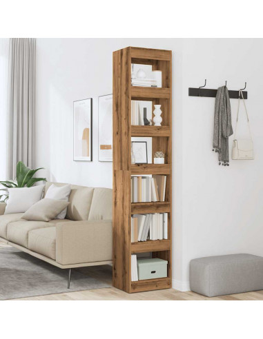 Libreria/Divisorio Rovere Artigianale 40x30x198 cm