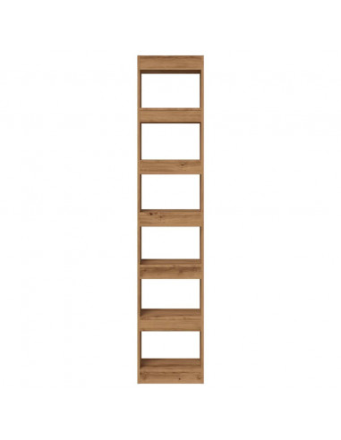 Libreria/Divisorio Rovere Artigianale 40x30x198 cm