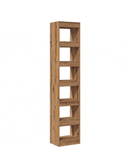 Libreria/Divisorio Rovere Artigianale 40x30x198 cm