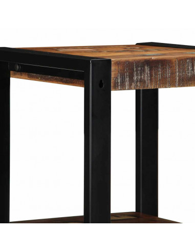 Mensola da Parete Multicolore 35x35x100 cm in Legno Recupero