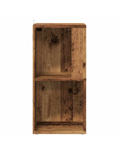 Mobile Angolare Legno Antico 33x33x67 cm in Truciolato