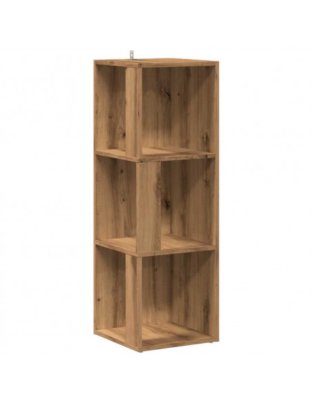 Mobile Angolare Rovere Artigianale 33x33x100 cm in Truciolato