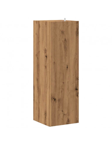 Mobile Angolare Rovere Artigianale 33x33x100 cm in Truciolato