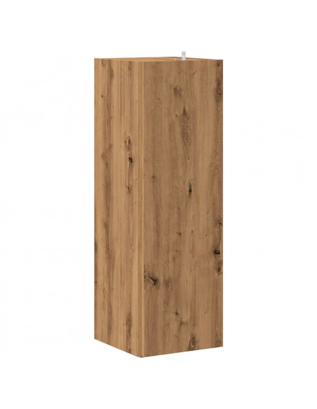 Mobile Angolare Rovere Artigianale 33x33x100 cm in Truciolato