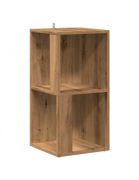 Mobile Angolare Rovere Artigianale 33x33x67 cm in Truciolato