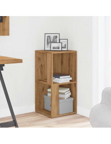 Mobile Angolare Rovere Artigianale 33x33x67 cm in Truciolato