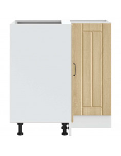 Mobile Base ad Angolo Cucina Lucca Rovere Sonoma in Truciolato