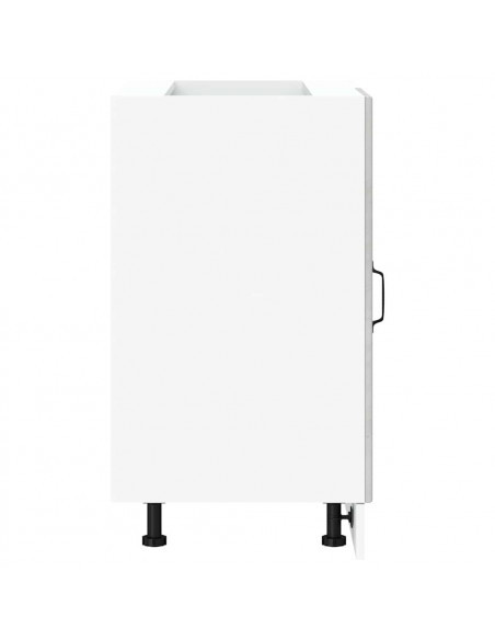 Mobile Base Lavello Grigio Cemento in Legno Multistrato