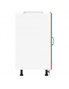 Mobile Base Lavello Legno Antico in Legno Multistrato