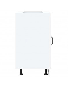 Mobile Base Lavello Lucca Bianco in Legno Multistrato