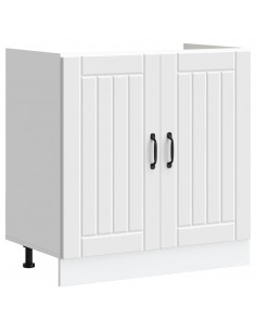 Mobile Base Lavello Lucca Bianco in Legno Multistrato