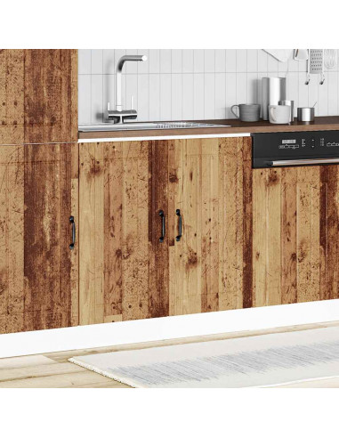 Mobile Base Lavello Lucca Legno Antico in Legno Multistrato