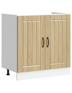 Mobile Base Lavello Lucca Rovere Sonoma in Legno Multistrato