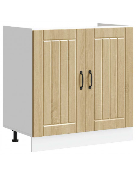 Mobile Base Lavello Lucca Rovere Sonoma in Legno Multistrato