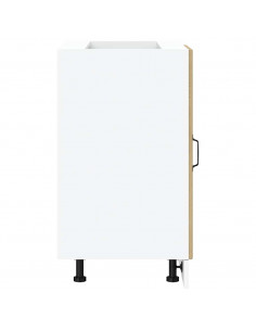 Mobile Base Lavello Rovere Sonoma in Legno Multistrato