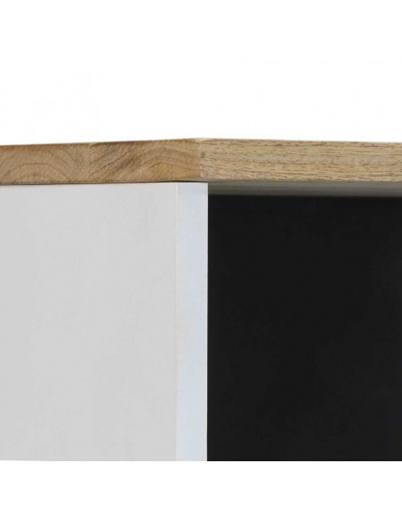 Mobile da Bagno 38x33,5x160 cm in Legno Massello di Mango