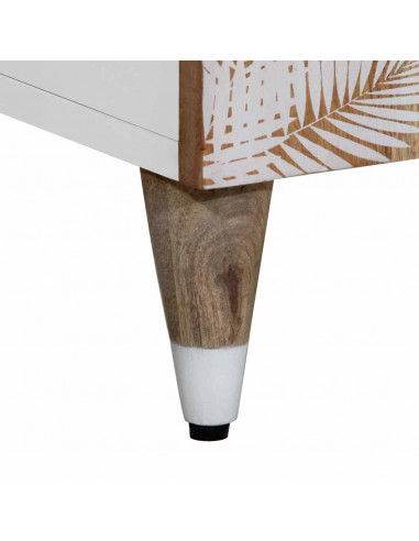 Mobile da Bagno 38x33,5x160 cm in Legno Massello di Mango